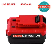 20Volt 8.0Ah For Porter Cable 20V MAX PCC682L PCC685L Lithium-ion Battery 8AH