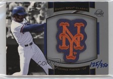 2003 Upper Deck Sweet Spot Classic Souvenir Logo /350 George Foster Patch 0n8h