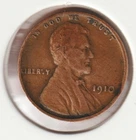 116 Year Old Collectible 1910 US Lincoln Wheat Penny Collectors Collection Coin