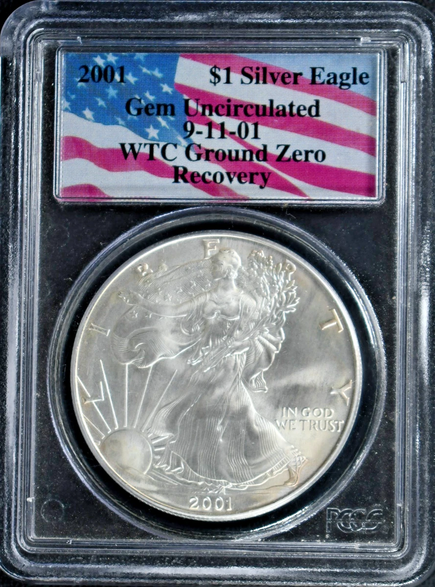 激レア‼️AMERICAN EAGLE 2001年 記念銀貨　アメリカンイーグル American Eagle Ungraded 2001 Silver Bullion Coins for sale | eBay