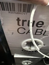 Cat 6 True Cable Cat 6 White CMR Riser 924 Feet