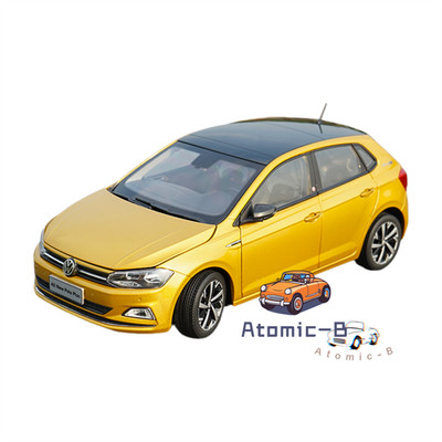 Original 1/18 SAIC Volkswagen All New Polo Plus New Generation Alloy Car Model