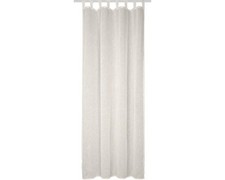Schlaufenschal Struktur Leinen Uni beige 245x135 cm