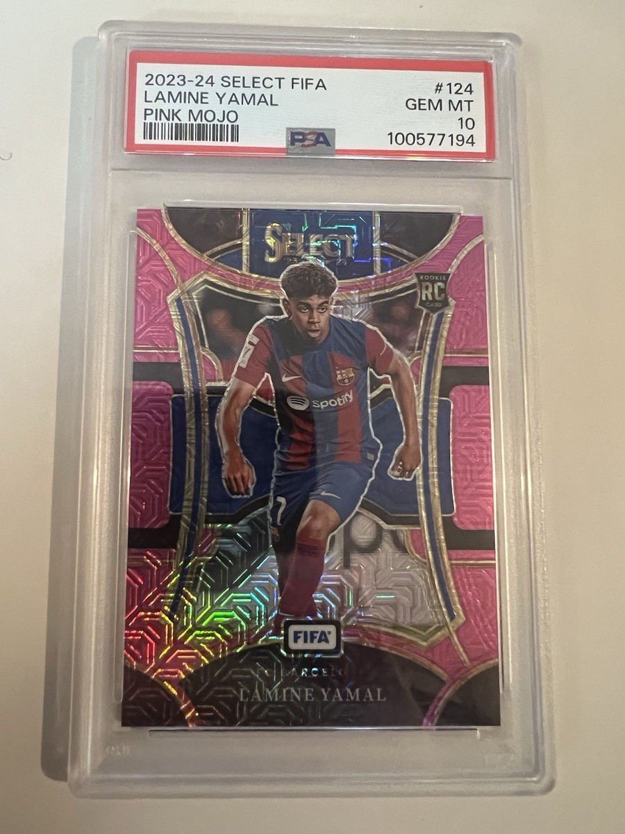 2023-24 Panini Select FIFA - Mezzanine Lamine Yamal #124 Pink Mojo