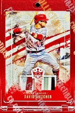 David Fletcher /49 QUAD COLOR RELIC CARD DIAMOND KINGS LOS ANGELES ANGELS MINT
