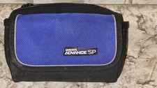 Official Nintendo Game Boy Advance SP Blue Carrying Case Pouch Authentic OEM