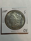 1889 S Morgan Silver Dollar UNC Detail Tougher Date San Francisco Mint