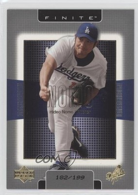 2003 Upper Deck Finite Gold 182/199 Hideo Nomo #48 2s2