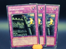 Yugioh Playset 3x Burgmauern SDY G045/ NM/ Good/ Deutsch/ Common