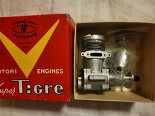 SUPER TIGRE G.65 RV Racing Engine - NIB - With Spinner - Vintage Made in Italy