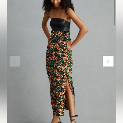 Anthropologie Mare Mare Faux Leather Maxi Dress Small NWT