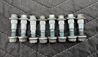 OEM BBS Style 5 Style 19 RC090 RT107 Hardware Nuts & Bolts (Set of 8)