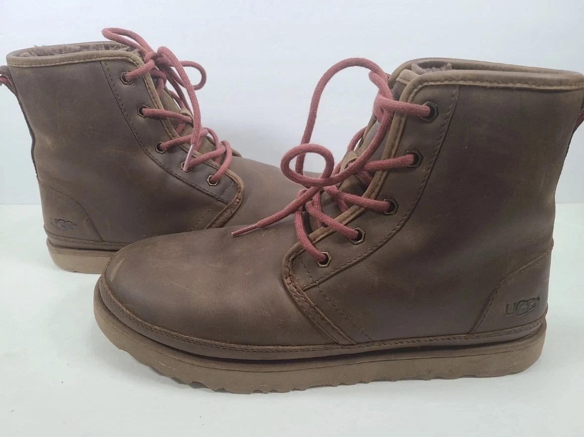 Used Men UGG boots, Brown, Size 7 1/2 Ugg Neumel Distressed Burnt Cedar Brown Men main image 3