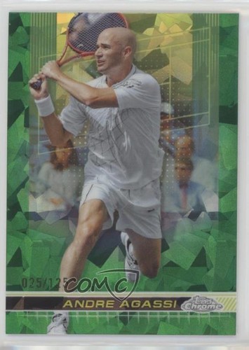 Andre Agassi [Green Sapphire] #168 2024 Topps Chrome card