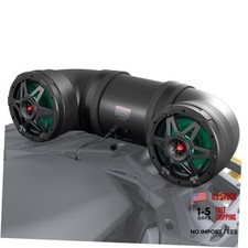 ATV Speaker 8 Inch Bluetooth-connectivity ATV UTV Sound Bar w/ 20 RGB Light