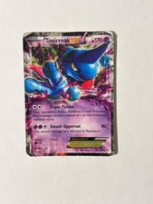 Toxicroak EX 41/106 Holo Ultra Rare Flashfire Pokemon Damaged on eBay