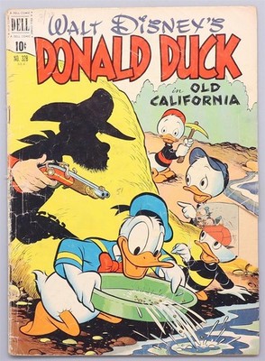 Donald Duck Four Color No. 328 Old California Dell Comic 1951 englisch