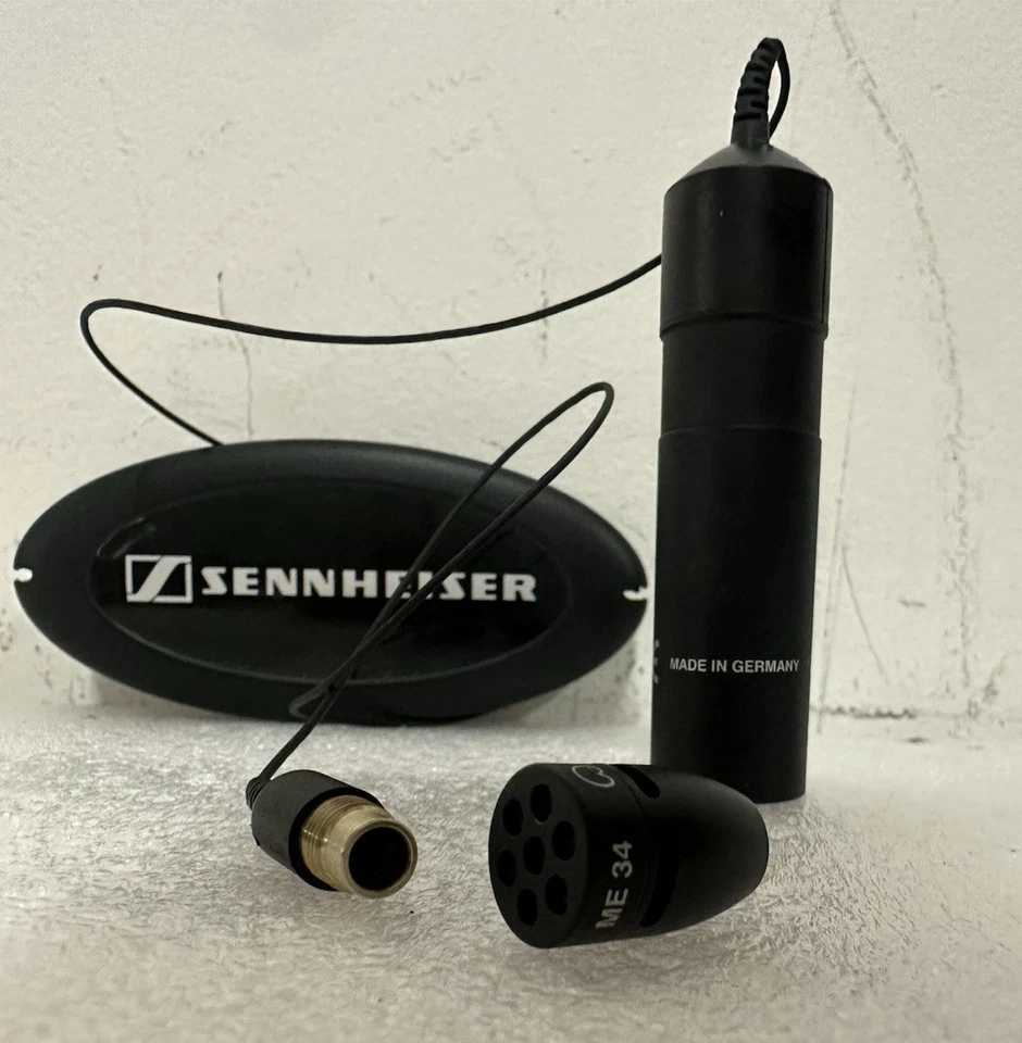 Cabo de microfone Sennheiser MZC 30 com cápsula ME34. - Imagem 2 de 4