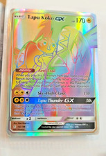 Tapu Koko GX - 153/145 - Rainbow Pokemon Guardians Rising Sun & Moon Secret Rare on eBay