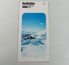 1970 s NORDKETTEN-BAHM Tirol Austria Ski Resort Advertising Travel Brochure