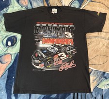 Vintage Y2K Graphic Dale Earnhardt Championships Shirt Size Large
