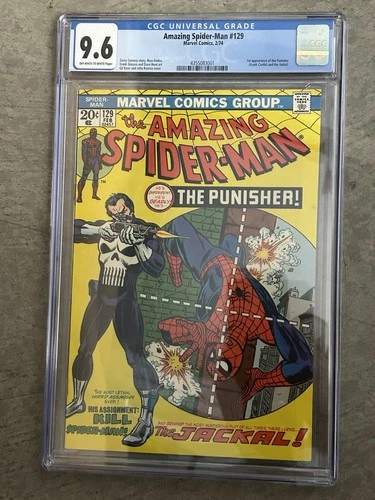 Amazing Spider-Man 129 (CGC 9.6) 1st appearance Punisher!