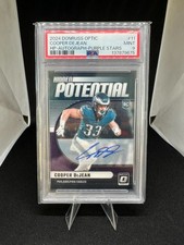 2024 Donruss Optic Cooper DeJean Hidden Potential Auto Purple Stars /25 PSA 9