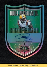 2014 Leaf Valiant Honor Guard Auto Odell Beckham Jr #HG-OBJ Auto READ uk2