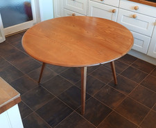 Vintage Ercol Blonde Drop Leaf Dining Table, Model 384