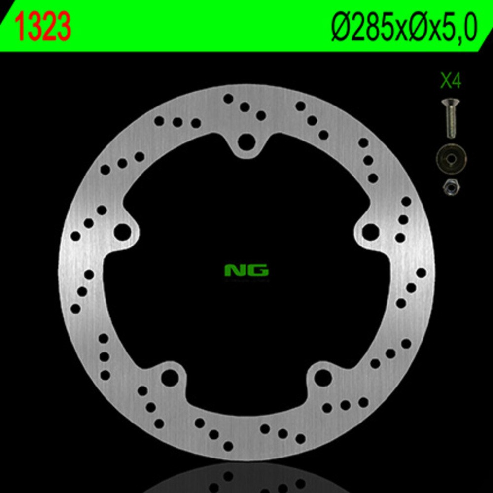 Free Shipping NG BRAKES Round Fixed Brake Disc For Motorcycle Parts