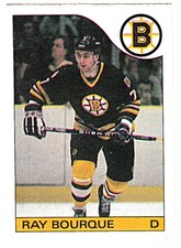 1985-86 O-PEE-CHEE #40 RAY BOURQUE Boston Bruins Hockey Card