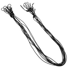 10Pcs Durable Elastic Stylus Pen Lanyards Black Anti Lost Rope