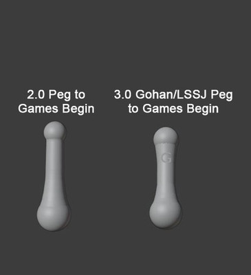 SHF Games Begin Goku Conversion Pegs - READ DESCRIPTION!
