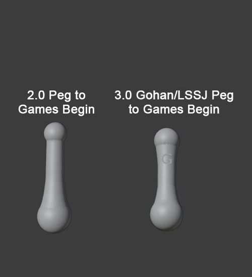 SHF Games Begin Goku Conversion Pegs - READ DESCRIPTION!