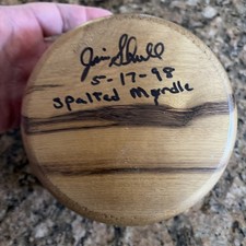 Hand Crafted 5 Inch Wooden Bowl With Lid - Signed By Artist - Nice 1998