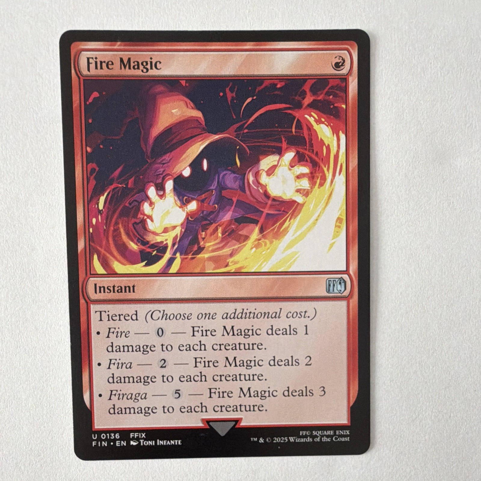 Fire Magic Final Fantasy Regular #136