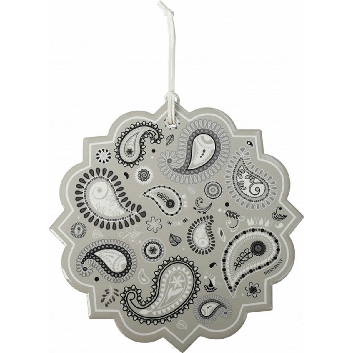 Sottopentola decorazione Brandani Shanti ceramica e sughero 20x20