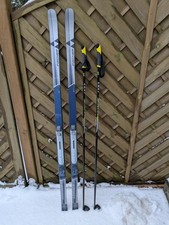 Langlaufskier Fischer Nordic Cruising 160cm mit Stöckern und Stiefeln Salomon