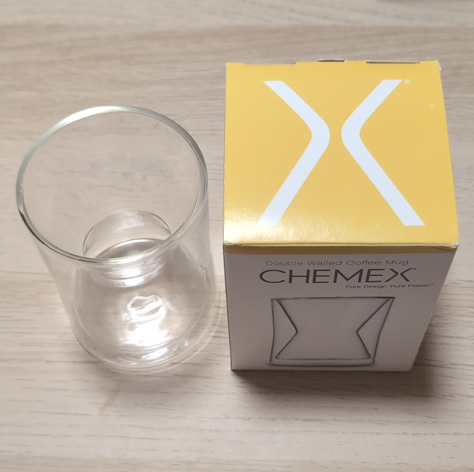 Chemex Double Walled Clear Glass Coffee Mug