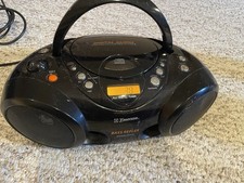 Black Emerson CD/AM/FM Stereo Player Digital Audio Compact Disc