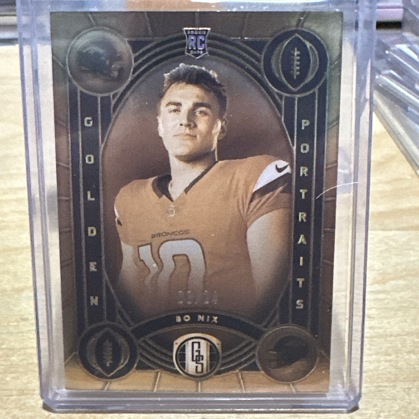 2024 Gold Standard Bo Nix Golden Portraits Rookie 08/24