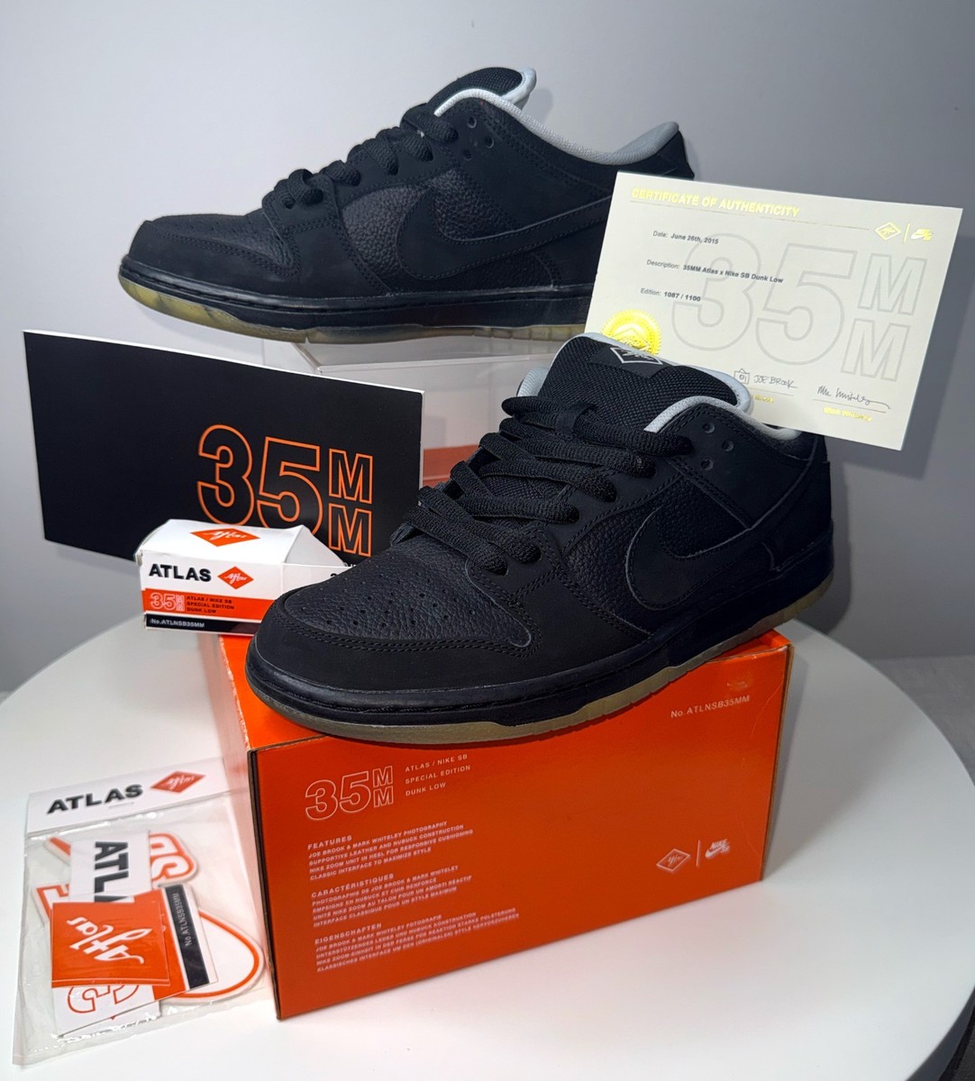 NEW! (2015) Atlas x NIKE 35MM SB Dunk Low, Deadstock Sneakers