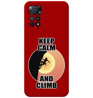 Flüssige Silikonhülle Rot Für Xiaomi Redmi Note 11 Pro / 11 Pro 5G Design Muj
