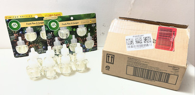Lot of 27 - Assorted Air Wick Plug-In Scented Oils Fresh Pine, Sweetgrass, NEW