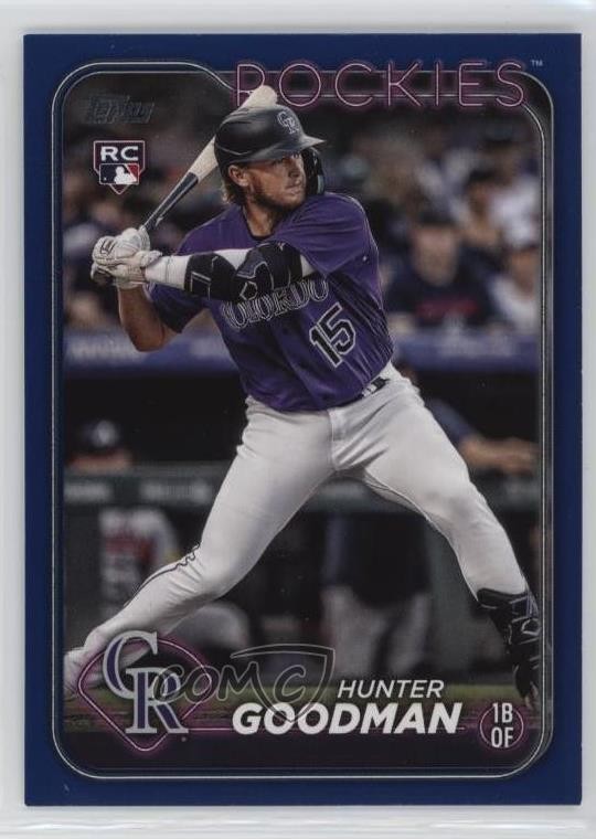 2024 Topps Series 2 Retail Royal Blue Hunter Goodman #432 0i4k