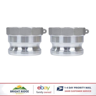 2 pcs 3 Inch Aluminum Cam Lock Fittings with Quick Disconnect Feature