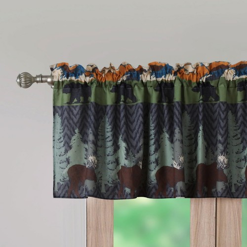 Barefoot Bungalow Black Bear Lodge Window Valance