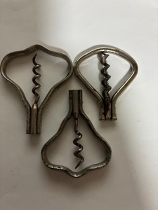 Vintage  folding bow corkscrews-lot of 3