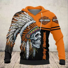 Hot Harley Davidson 3D Hoodie, Lightweight Hoodie Unisex Size Full Printed 3D