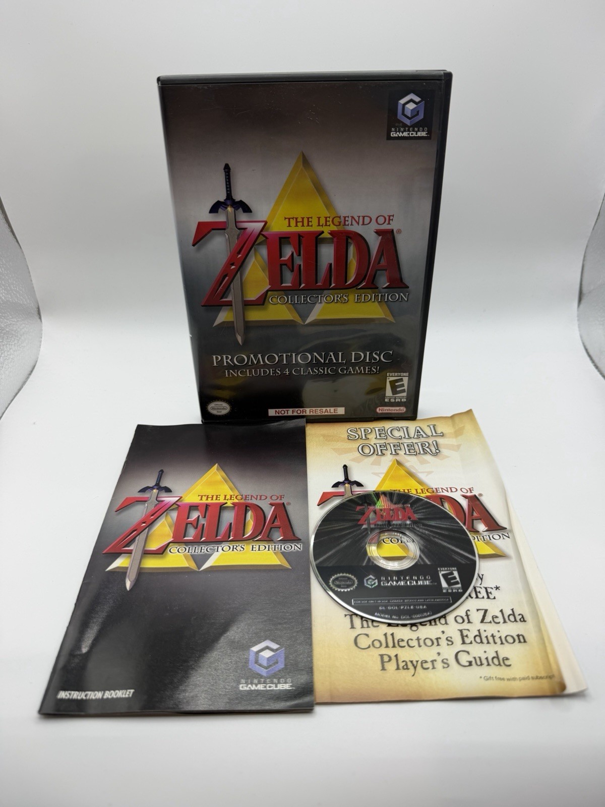 Nintendo The Legend of Zelda Collector's Edition Promo Disc w/ Manual - GameCube